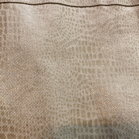 Christine Phillipe gold crop jacket with big sewn on buttons. - Picture 9 of 11